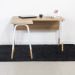 Mesa Escrivaninha Em L 120 cm 28002 Hanover Branco Artesano