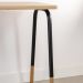Mesa Escrivaninha Em L 120 cm 28002 Hanover Preto Artesano