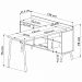 Mesa Escrivaninha Em L 28003 Hanover Branco Artesano