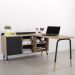 Mesa Escrivaninha Em L 28004 Hanover Nero Artesano