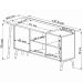 Mesa Escrivaninha Giratoria 28005 Hanover Branco Artesano