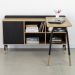 Mesa Escrivaninha Giratoria 28005 Hanover Branco Artesano