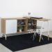 Mesa Escrivaninha Giratoria 28005 Hanover Nero Artesano