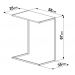 Mesa Lateral Aço 27886 Linha Tube Vermont Preto Artesano