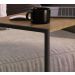 Mesa Lateral Aço 27886 Linha Tube Vermont Preto Artesano