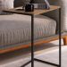 Mesa Lateral Estilo Industrial 27886 Vermont/Preto - Artesano