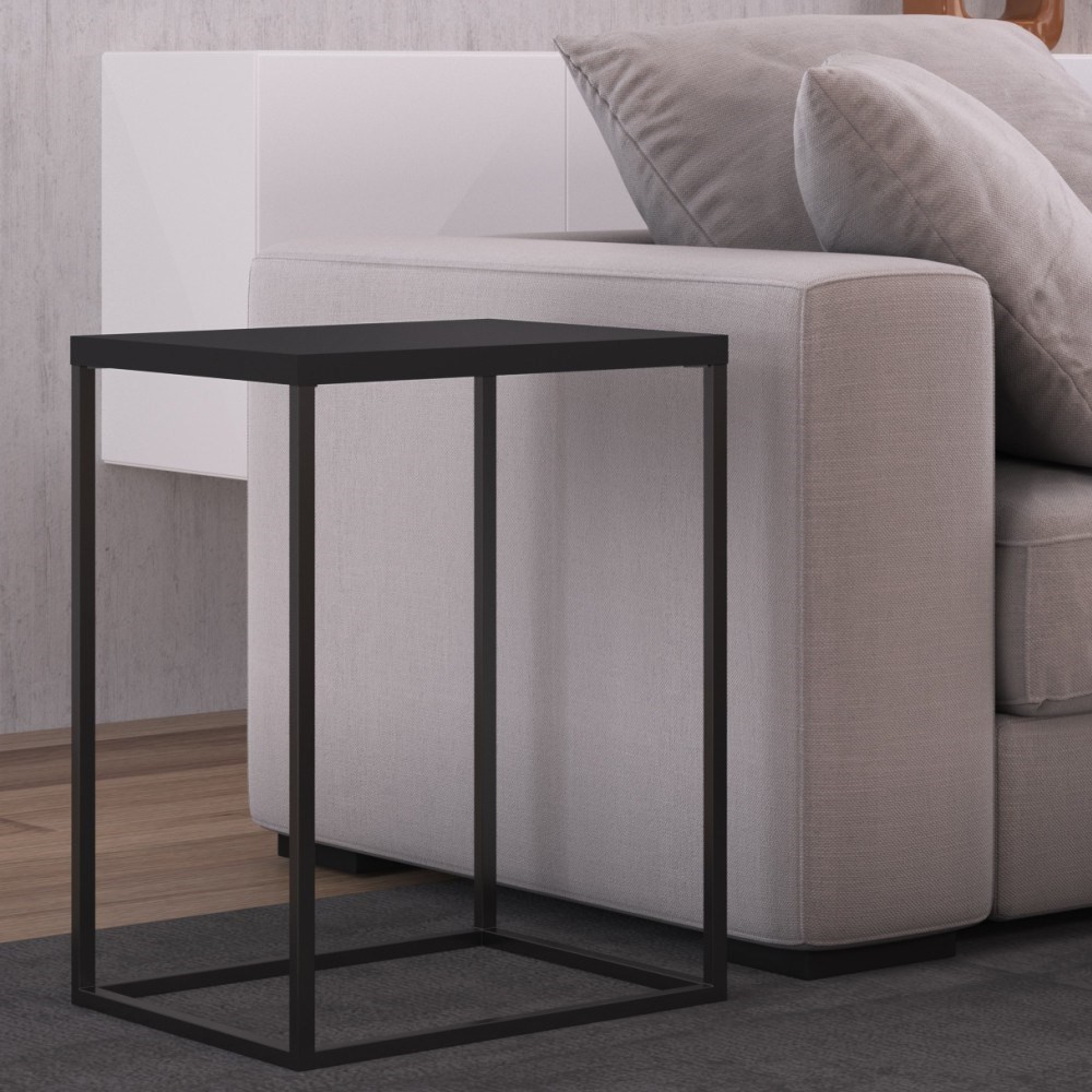 Mesa Lateral G Cube Preto - Artesano