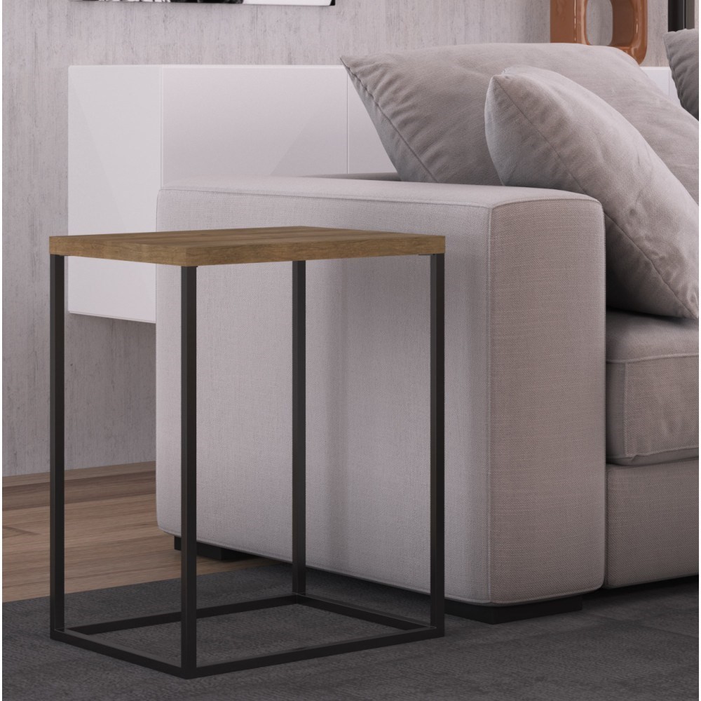 Mesa Lateral G Cube Vermont - Artesano