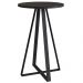 Mesa Lateral Para Sala De Estar 27940 Preto Artesano