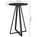Mesa Lateral Para Sala De Estar 27940 Preto Artesano