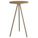 Mesa Lateral Para Sala De Estar 54X35 cm 27943 Hanover Dourado Artesano
