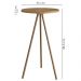 Mesa Lateral Para Sala De Estar 54X35 cm 27943 Hanover Dourado Artesano