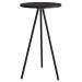 Mesa Lateral Para Sala De Estar 54X35 cm 27943 Preto Artesano