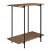Mesa Lateral Para Sofa 27869 Linha Tube Vermont Preto Fosco Artesano