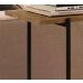 Mesa Lateral Para Sofa 27869 Linha Tube Vermont Preto Fosco Artesano