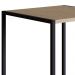 Mesa Lateral Quadrada 40x40cm Est Aço York Hanover Artesano