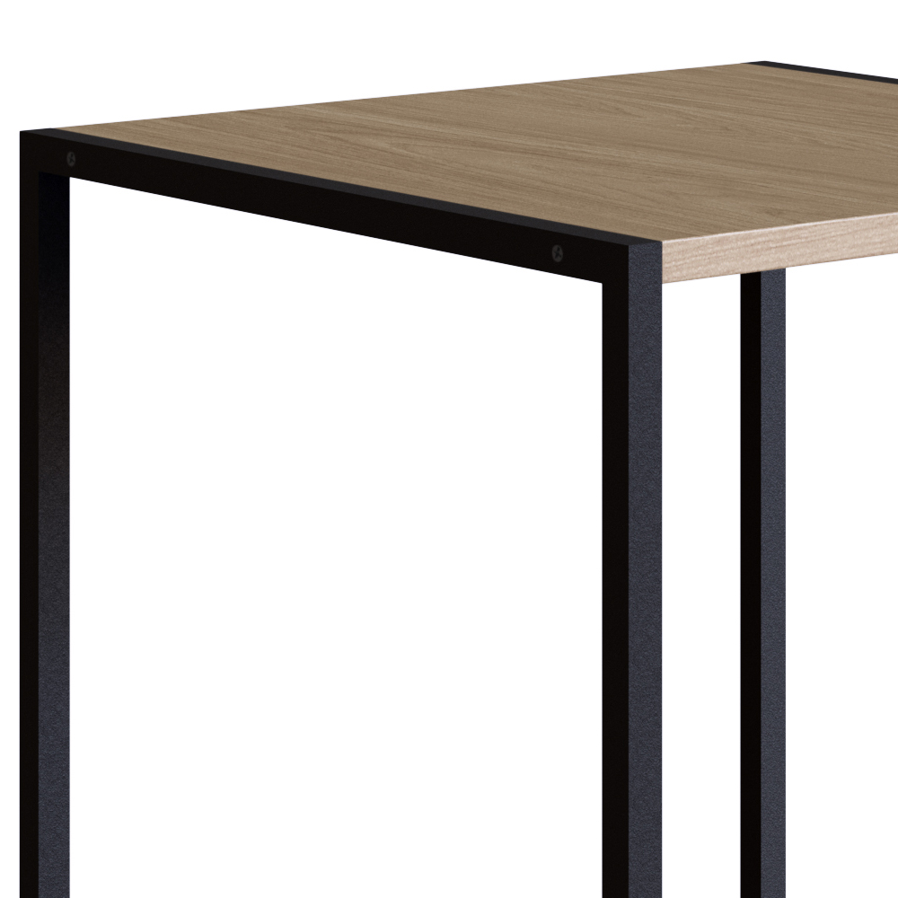 Mesa Lateral Quadrada 40x40cm Est Aço York Hanover Artesano