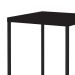 Mesa Lateral Quadrada Cube Preta 58 cm