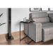 Mesa Lateral Retangular Steel Preta