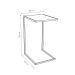 Mesa Lateral Retangular Steel Preta