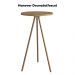Mesa Lateral Sala De Estar 35 cm 27942 Hanover Dourado Artesano