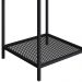 Mesa Lateral York 58cm Estrutura Preto Fosco - Hanover
