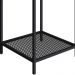 Mesa Lateral York 58cm Estrutura Preto Fosco - Vermont