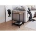 Mesa Lateral York Hanover e Preta