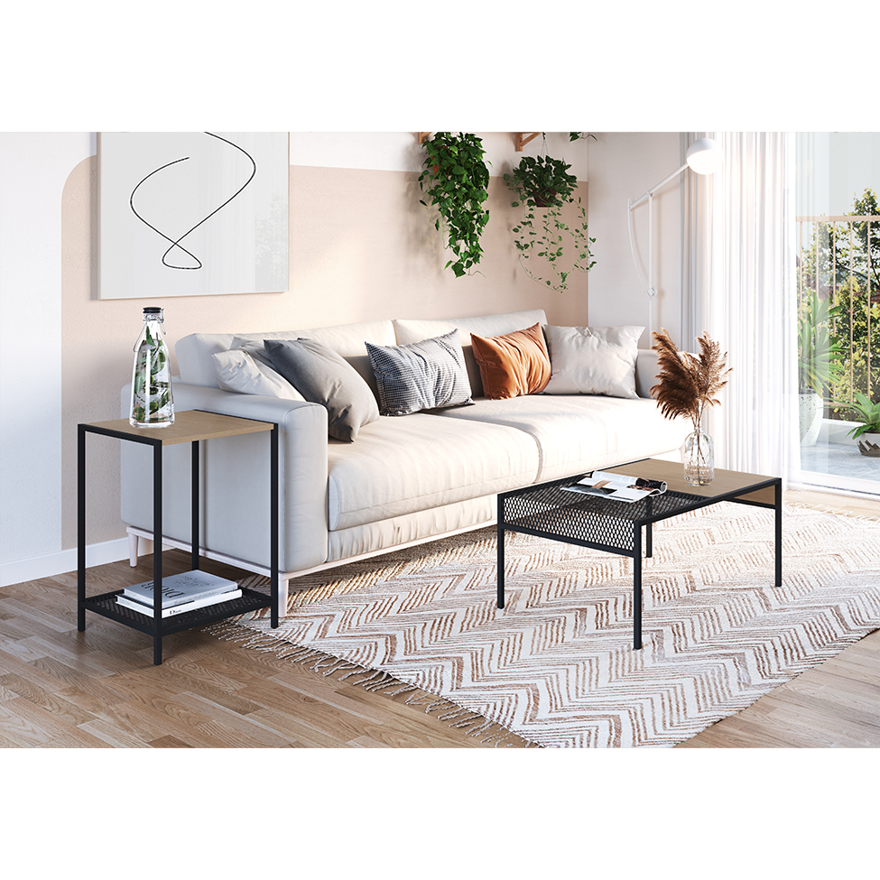 Mesa Lateral York Hanover e Preta