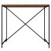 Mesa Para Computador Escrivaninha Estilo Industrial Steel Quadra Vermont Base Preta - Artesano