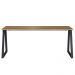 Mesa Para Escritorio Office 160 cm 25861 Nogal Sevilha Preto Artesano