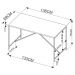 Mesa Para Sala de Jantar e 2 Banquetas Baixas Steel Quadra Vermont Base Preta - Artesano