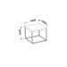 Mesa Quadrada Cube P