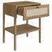 Mesa de Cabeceira 1 Gaveta Palhinha 27932 Linha Oslo Hanover Artesano