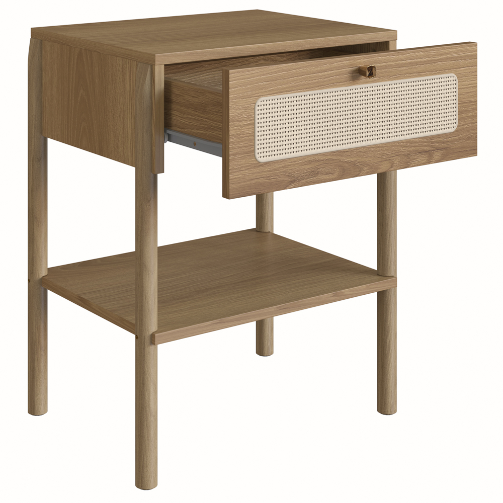 Mesa de Cabeceira 1 Gaveta Palhinha 27932 Linha Oslo Hanover Artesano