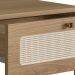 Mesa de Cabeceira 1 Gaveta Palhinha 27932 Linha Oslo Hanover Artesano