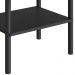 Mesa de Cabeceira 1 Gaveta Palhinha 27932 Linha Oslo Nero Artesano