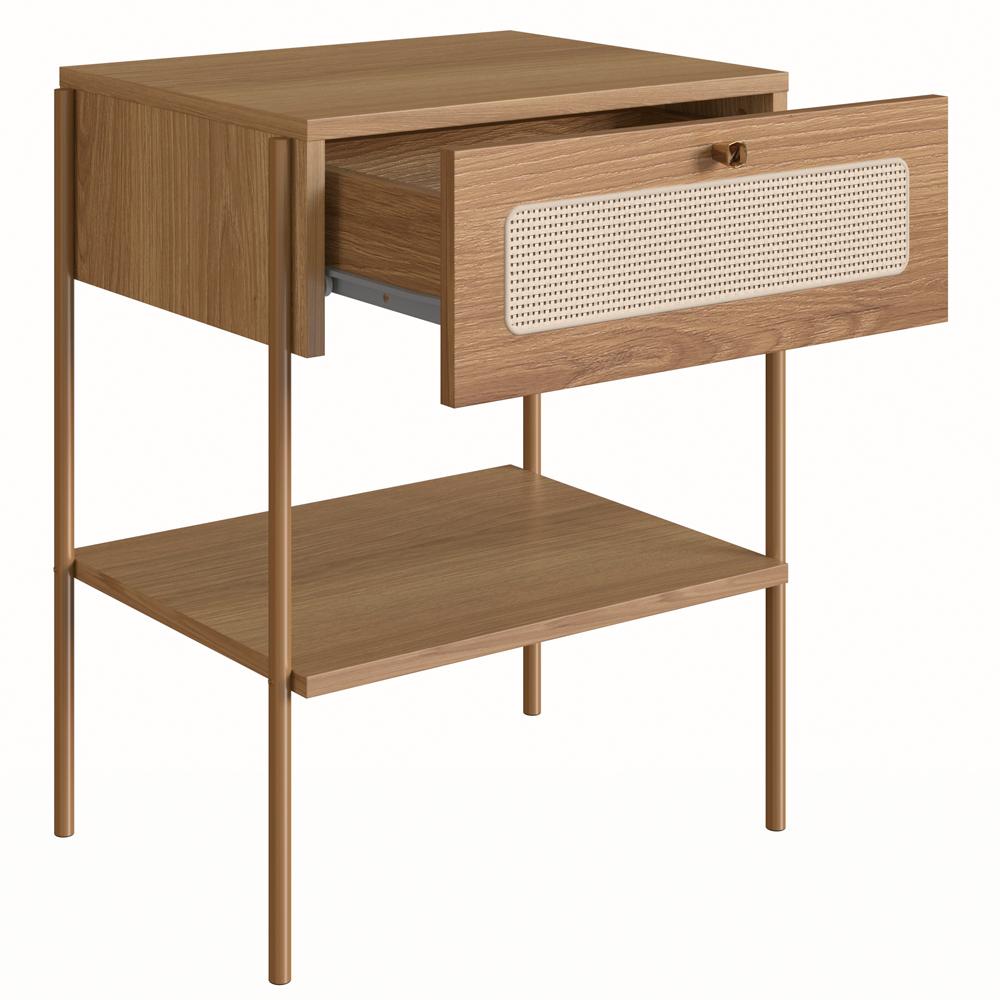Mesa de Cabeceira 1 Gaveta Palhinha 28932 Linha Oslo Hanover Artesano