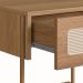 Mesa de Cabeceira 1 Gaveta Palhinha 28932 Linha Oslo Hanover Artesano