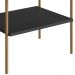 Mesa de Cabeceira 1 Gaveta Palhinha 28932 Linha Oslo Nero Artesano