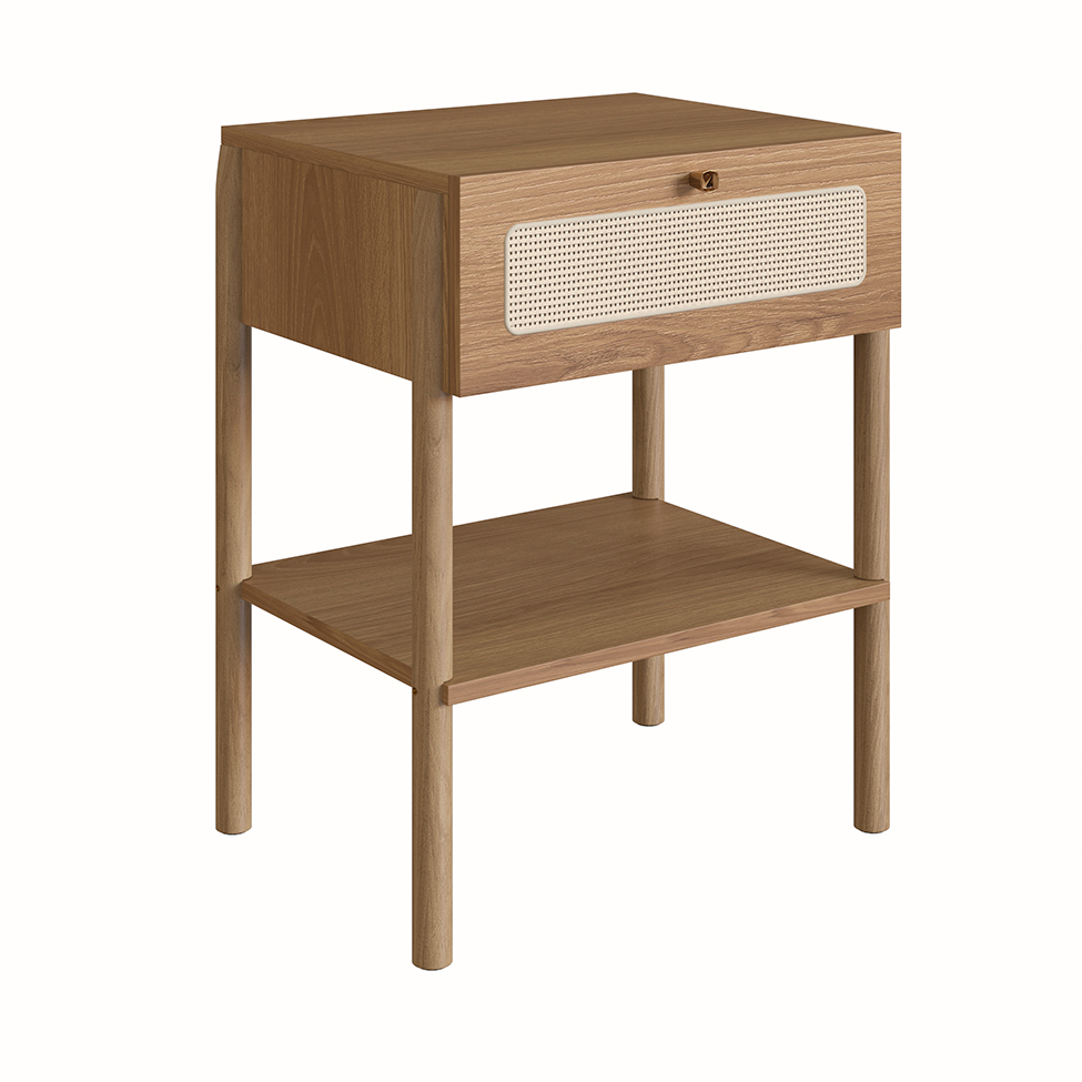 Mesa de Cabeceira Oslo 1 Gaveta Hanover