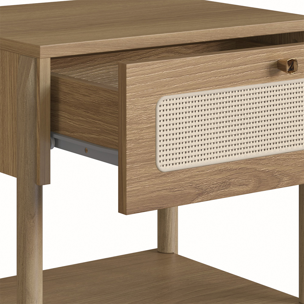 Mesa de Cabeceira Oslo 1 Gaveta Hanover