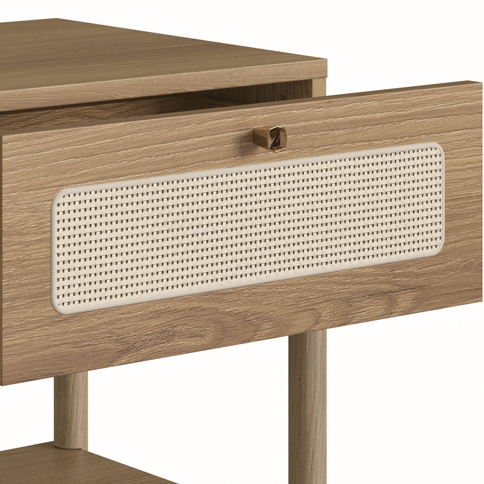 Mesa de Cabeceira Oslo 1 Gaveta Hanover