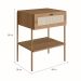 Mesa de Cabeceira Oslo 1 Gaveta Hanover e Dourada