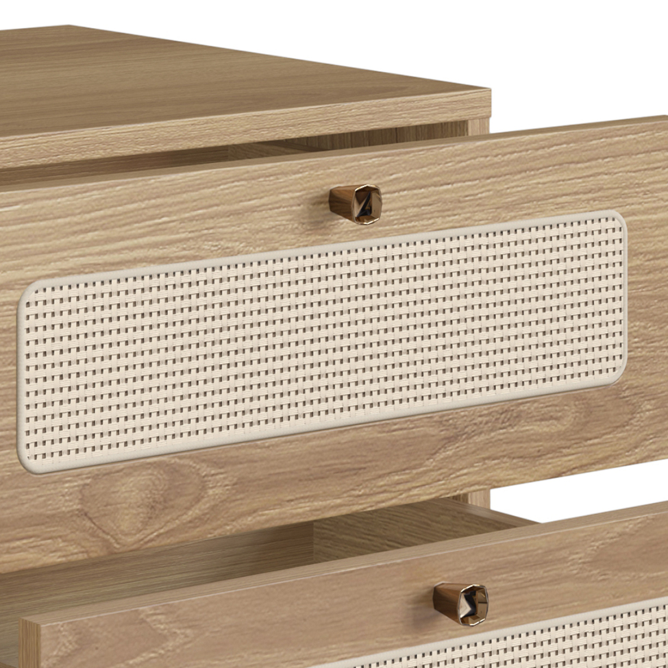 Mesa de Cabeceira Oslo 2 Gavetas Hanover