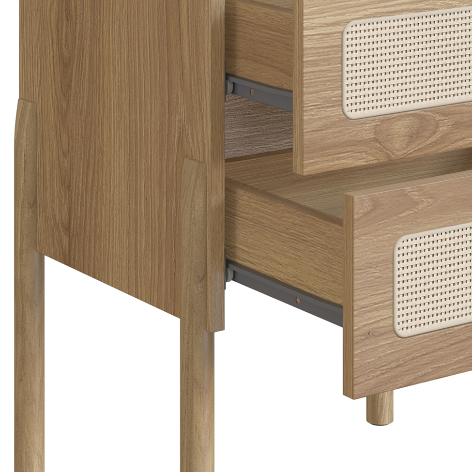Mesa de Cabeceira Oslo 2 Gavetas Hanover