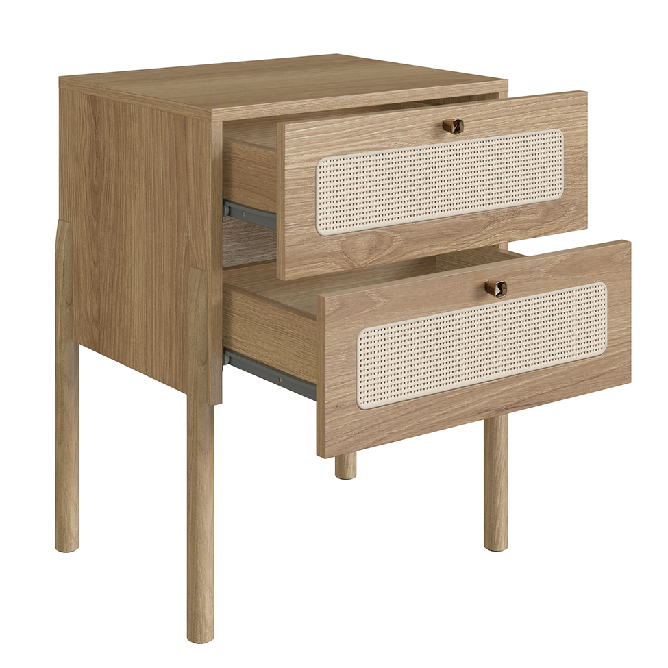 Mesa de Cabeceira Oslo 2 Gavetas Hanover