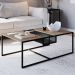 Mesa de Centro 100cm Est Aço York Hanover Artesano