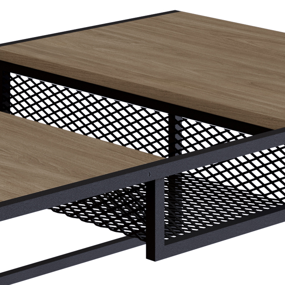 Mesa de Centro 100cm Est Aço York Hanover Artesano
