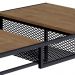 Mesa de Centro 100cm Est Aço York Vermont Artesano